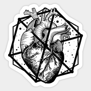 Broken Heart Beat Sticker